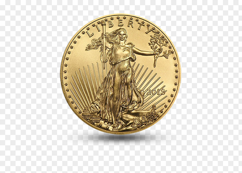 Coin Bullion American Gold Eagle PNG