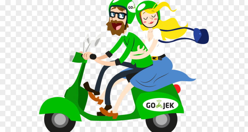 Go Jek Go-Jek Indonesia Motorcycle Taxi PNG