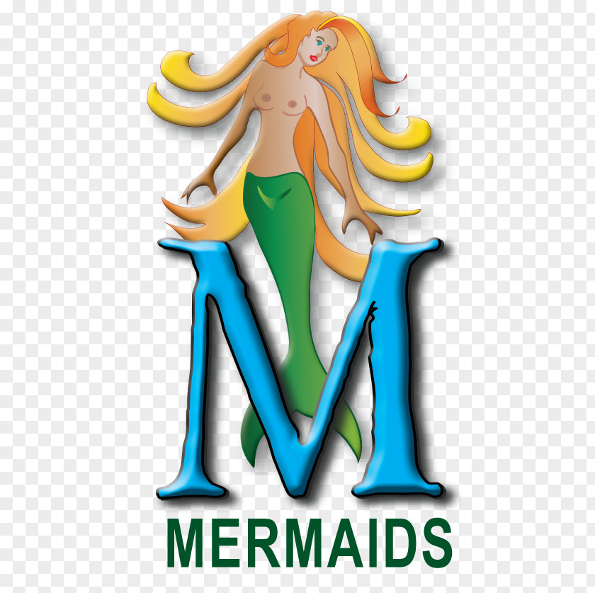 Mermaid Blue Logo Graphic Design PNG