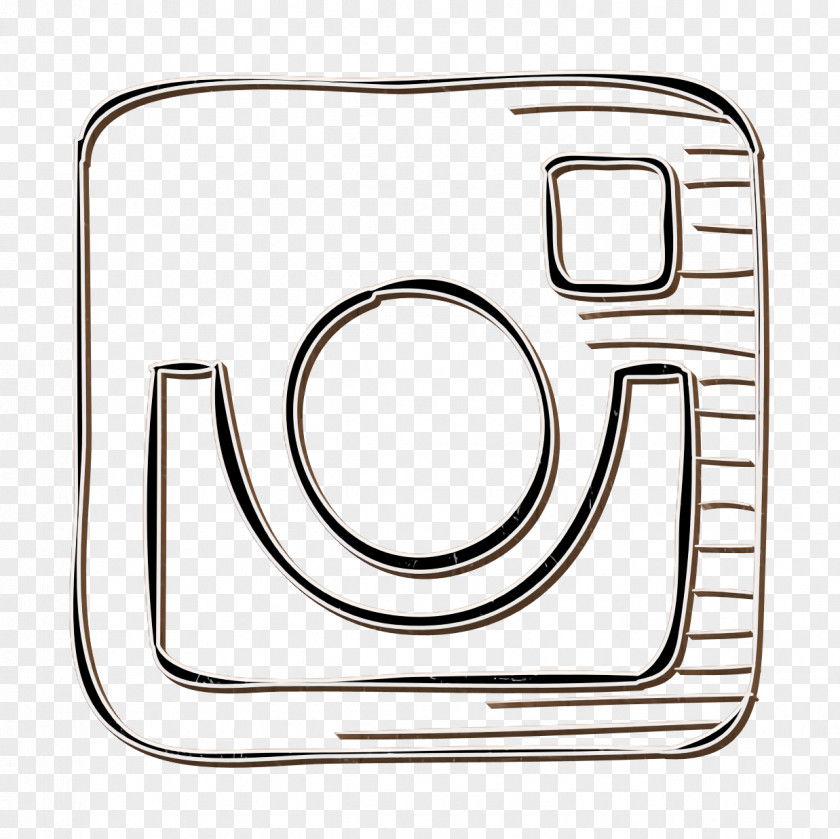 Social Media Icon Handmade Instagram Draw Logo PNG
