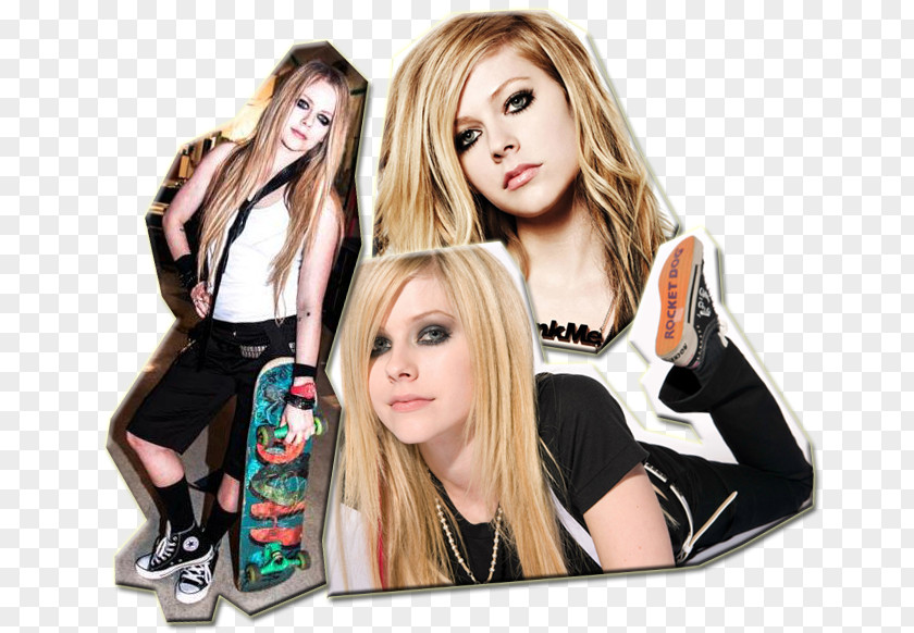 Avril Lavigne What The Hell Hair Coloring Human Color PNG