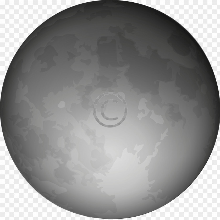 Half Moon Full Clip Art PNG