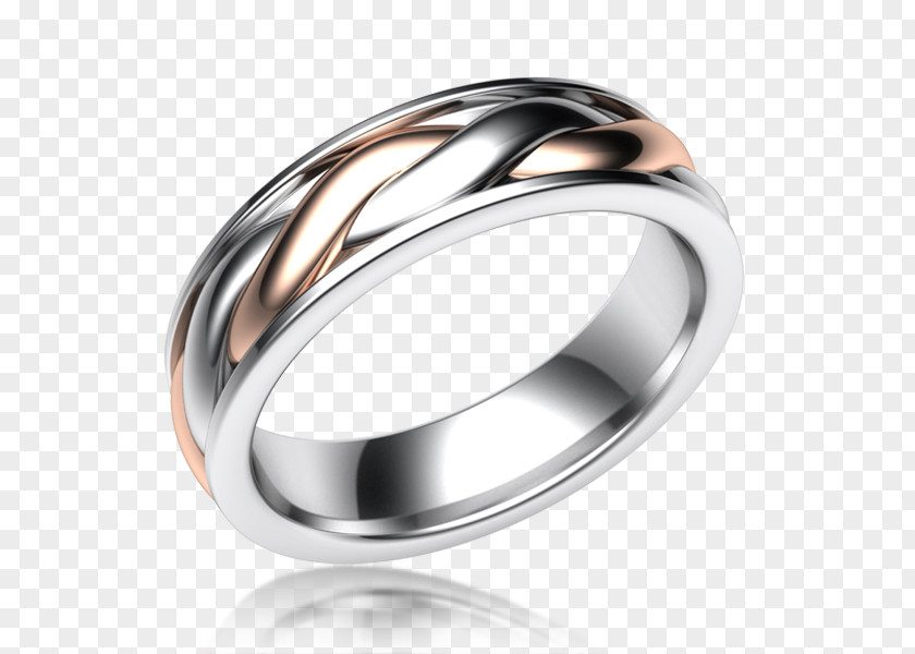 Ring Wedding Colored Gold PNG