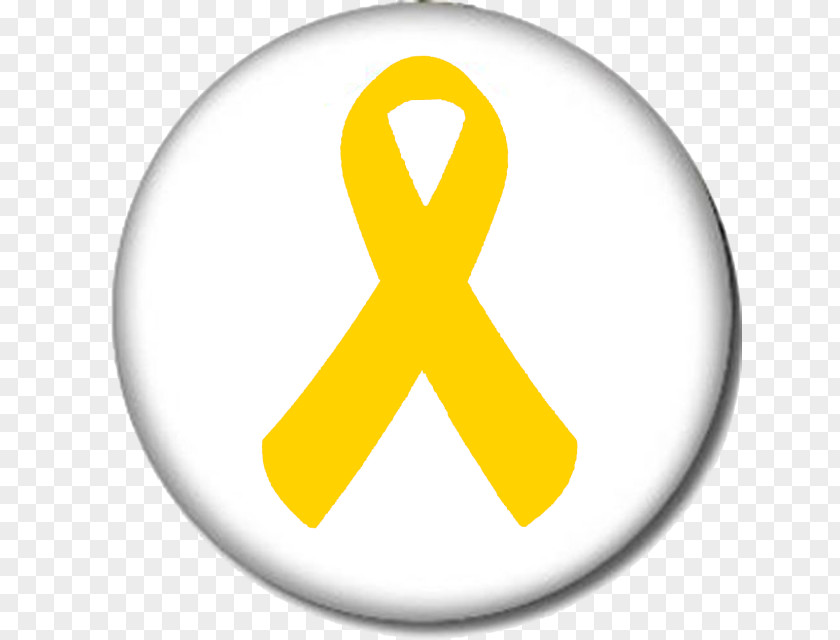 Yellow Ribbon Pink Button Symbol Pin Badges PNG