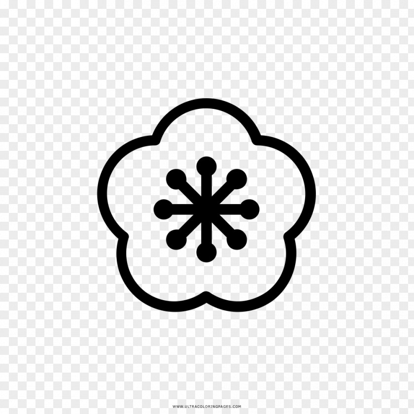 Cherry Blossom Drawing Sweet Black And White PNG