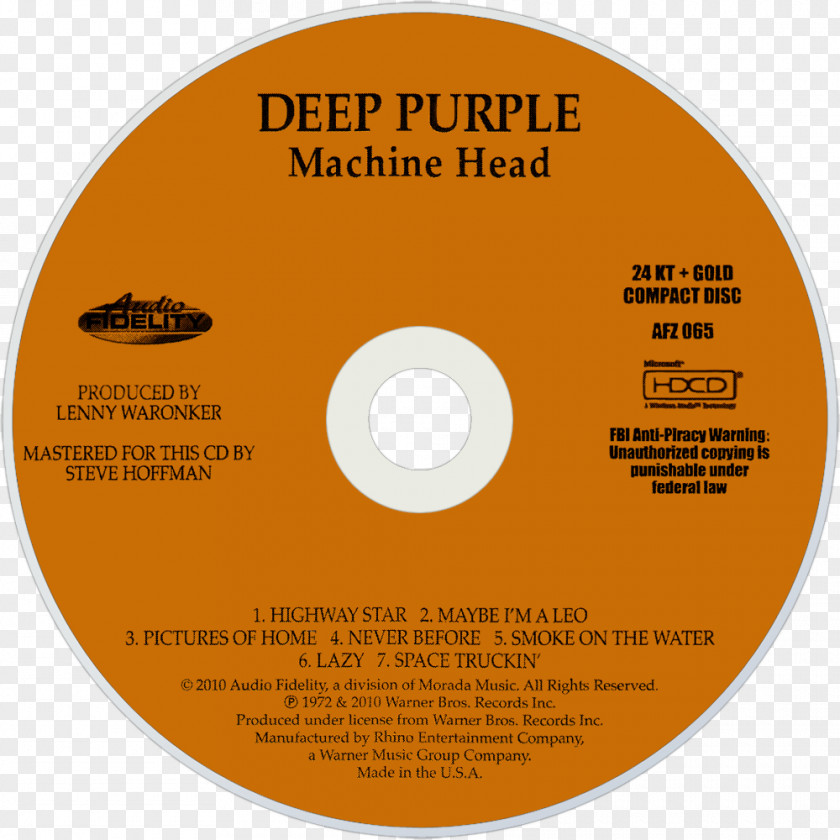 Exploding Head Compact Disc Deep Purple Machine Product PNG