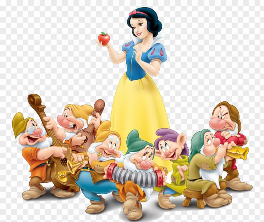 Snow White Transparent Image Queen Seven Dwarfs Dopey PNG