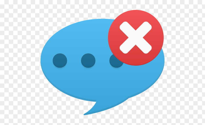Comment Delete Blue Symbol Smile Font PNG