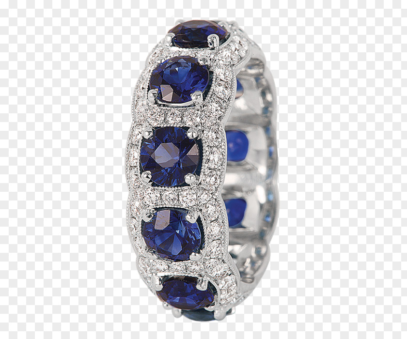 Sapphire Wedding Ring Ritani PNG