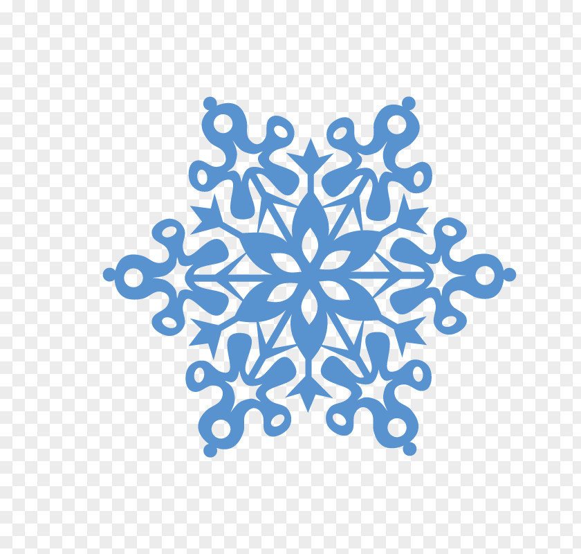 Snowflake Vector Graphics Design Download PNG