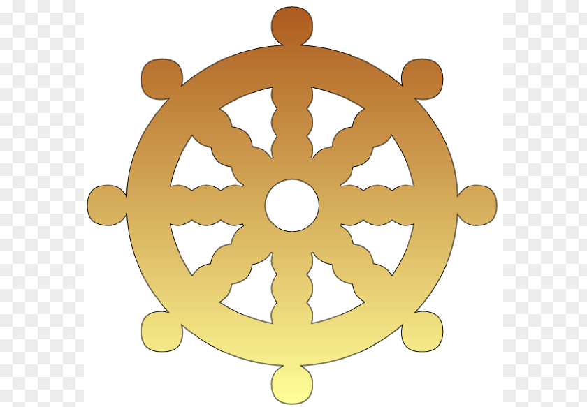 Boat Wheel Cliparts Buddhist Symbolism Dharmachakra Buddhism Illustration PNG