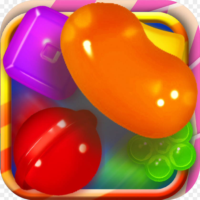 Candy Crush Jelly Bean Gummy Toy Infant RED.M PNG