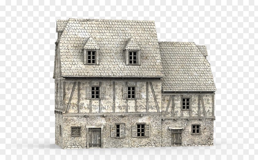 Castle Scenery Terrain Middle Ages Medieval Architecture Facade Building House PNG