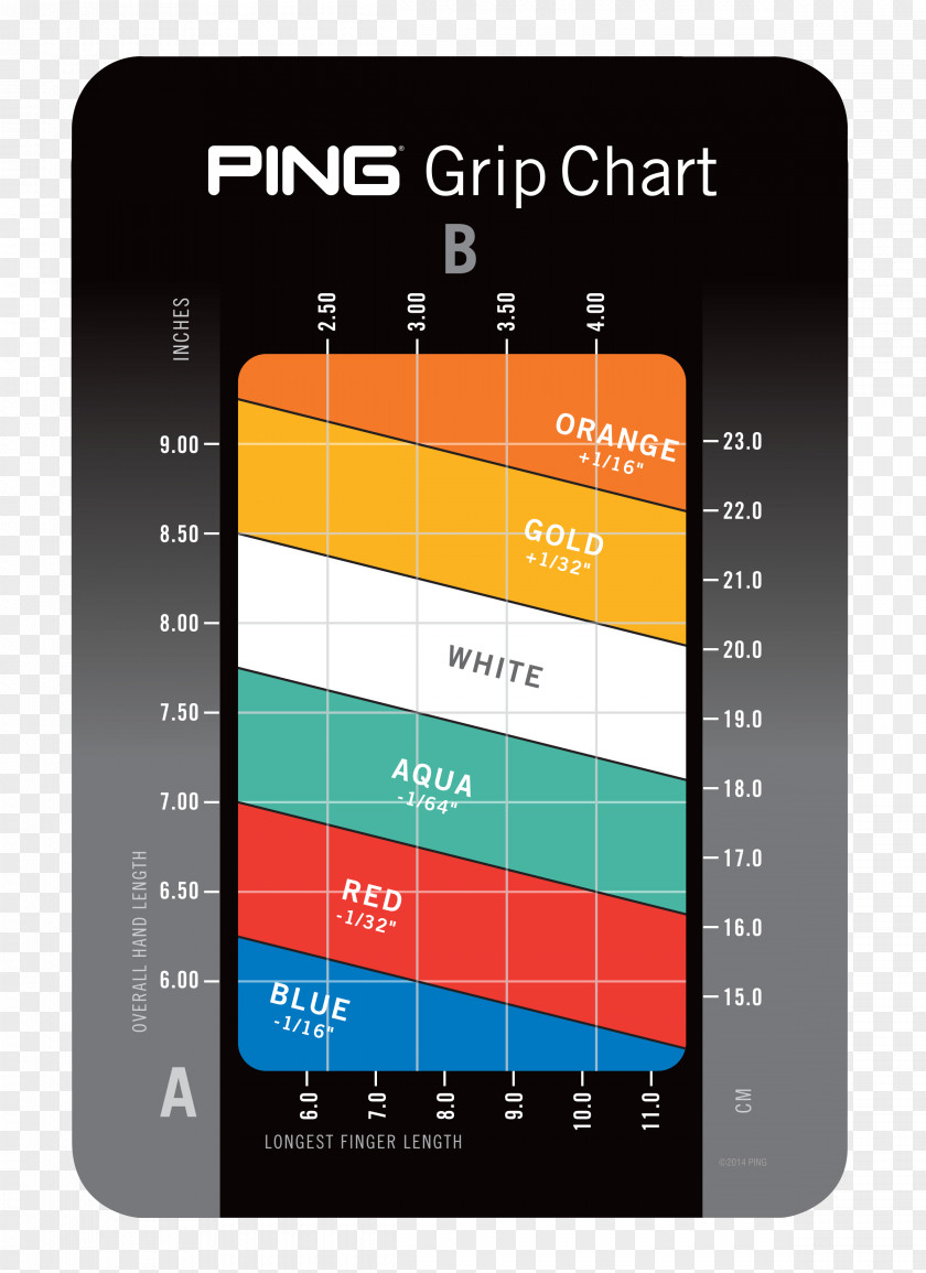 Information Chart Ping Golf Clubs Shaft PNG