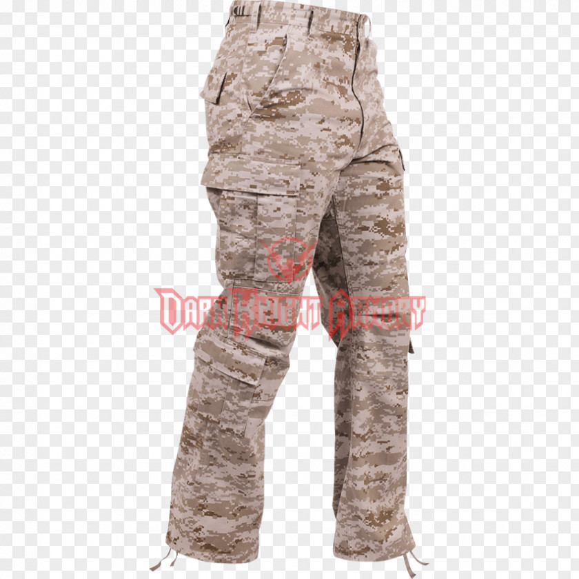 Military Camouflage Battle Dress Uniform Army Combat Cargo Pants PNG
