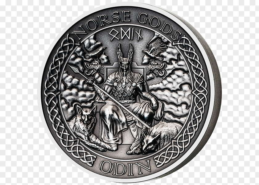 Viking Mythology Odin Norse Týr Frigg Coin PNG