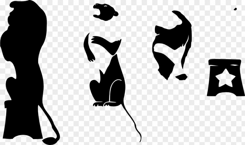 Cat White Human Behavior Silhouette Clip Art PNG