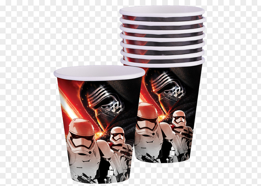 Star Wars Birthday Party BB-8 Paper Stormtrooper Table-glass PNG