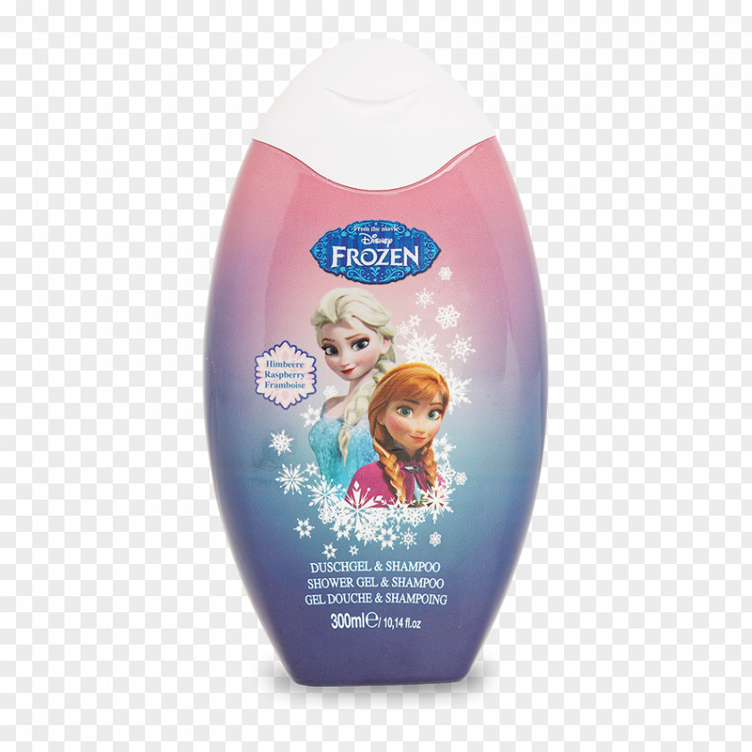 Elsa Cosmetics Shower Gel Shampoo Frozen Film Series PNG