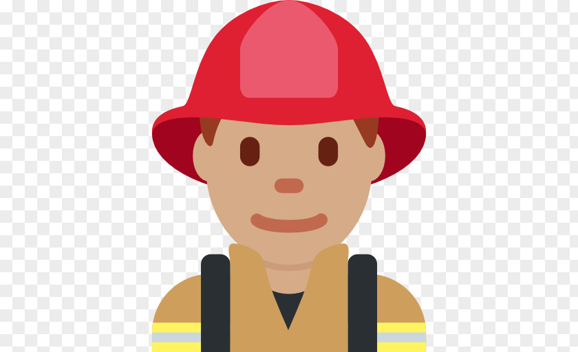 Firefighter Emoji Human Skin Color Homo Sapiens Fitzpatrick Scale PNG