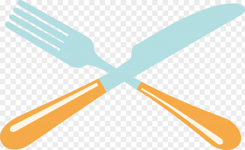 Vector Hand-painted Knife And Fork Drawing Clip Art PNG
