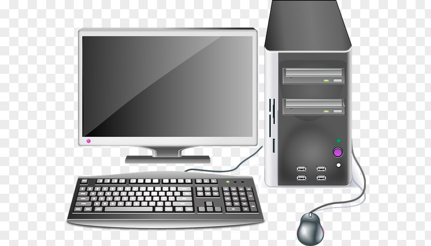 Computer Cockrell Hill Public Library Central Keyboard Desktop Computers Clip Art PNG