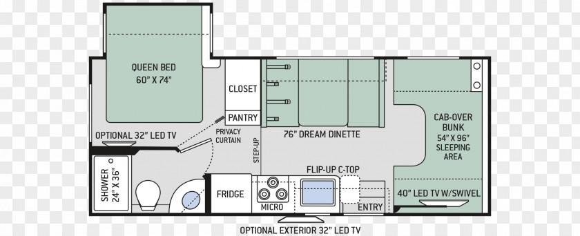 Floor Plan Thor Motor Coach Campervans Motorhome Chevrolet Car PNG