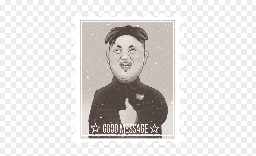Kim Jong-un Sticker Politician Korea Telegram PNG