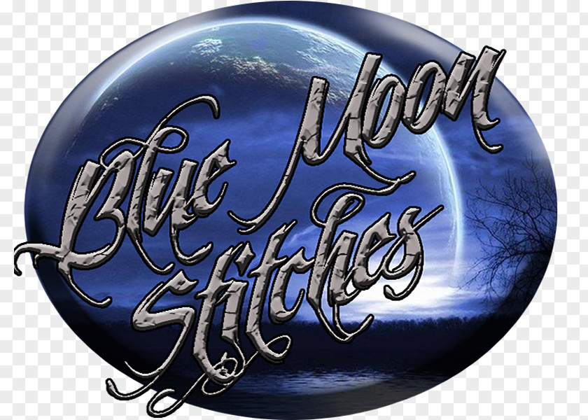 Moon Blue Night Sky Brand Font PNG