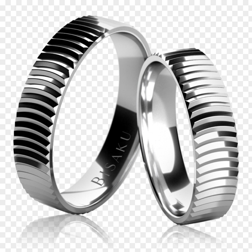 Silver Wedding Ring PNG