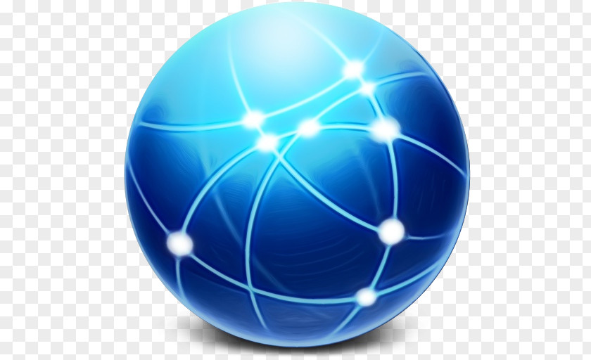 World Electric Blue Icon PNG