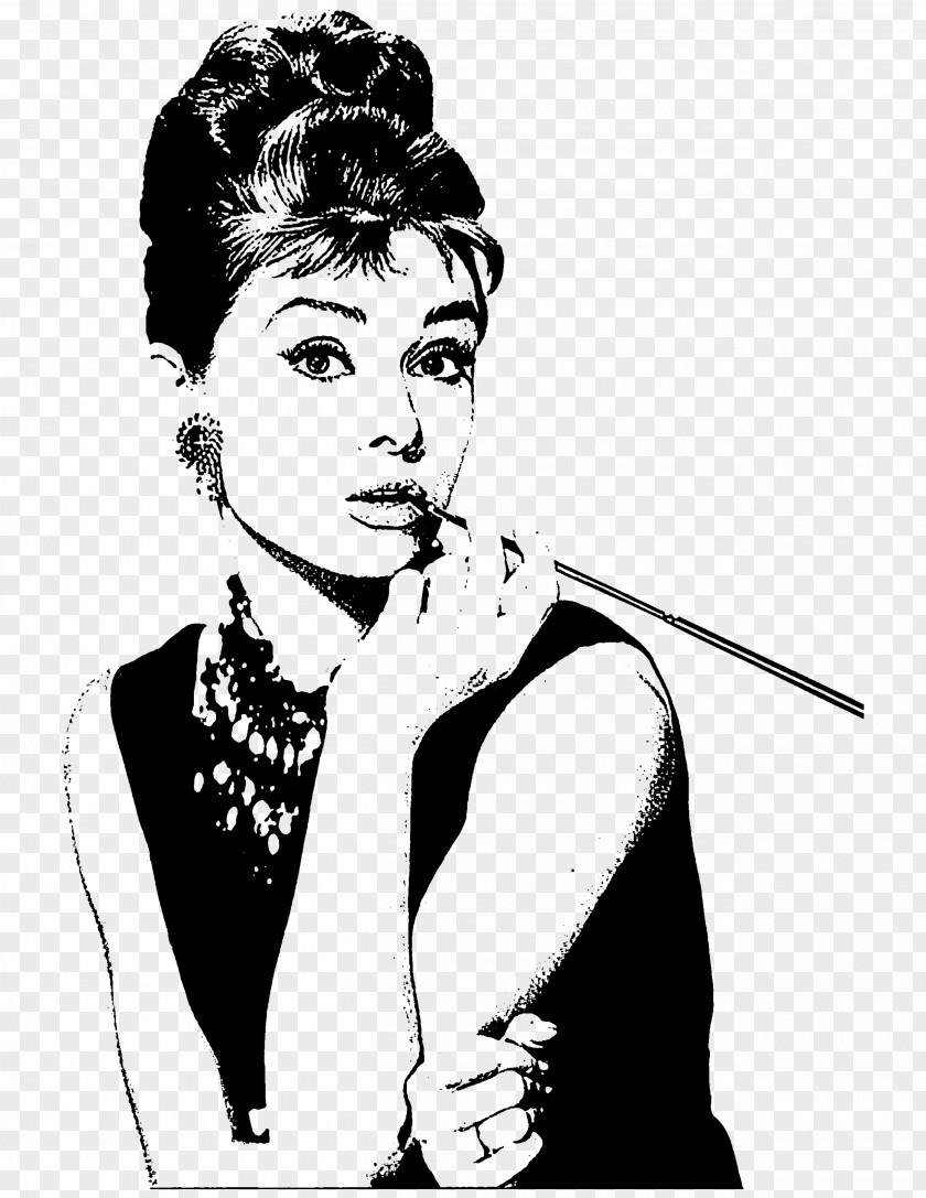 Actor Holly Golightly Art Breakfast At Tiffany's PNG