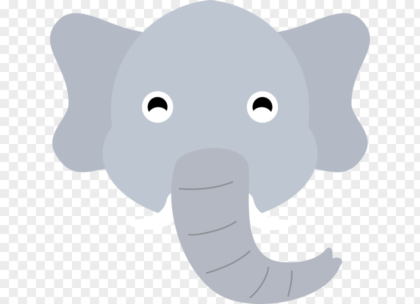 Design Whiskers Elephantidae Sticker PNG