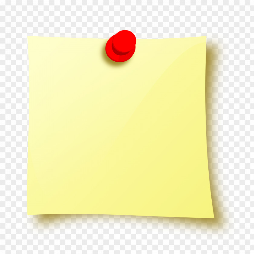 Sticky Notes Paper Post-it Note Material Yellow PNG