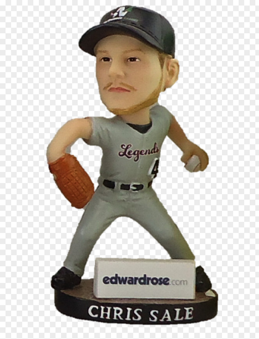 Baseball Chris Sale Bobblehead Kalamazoo Growlers Figurine PNG