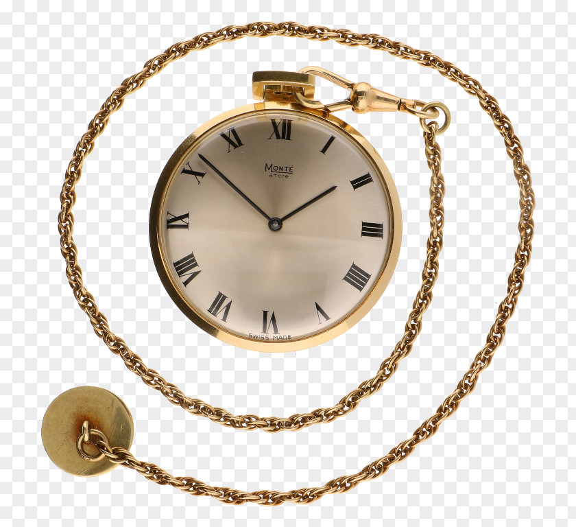 Chain Watch Strap Clock Metal PNG
