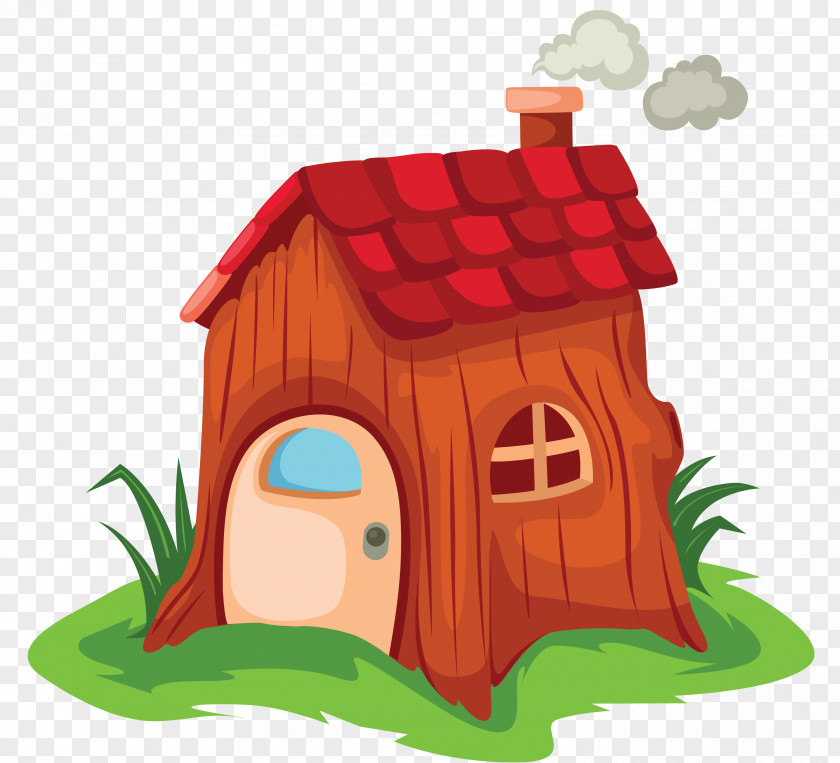 Cottage House Cartoon Fairy Tale PNG