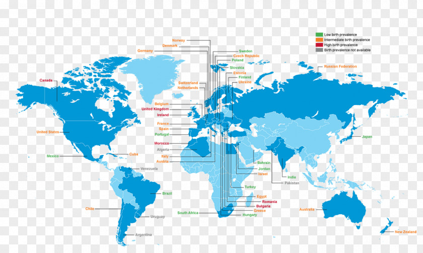 Ethnicity World Map Globe PNG
