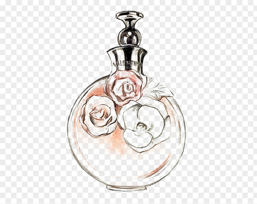 Perfume Chanel No. 5 Drawing Watercolor Painting PNG