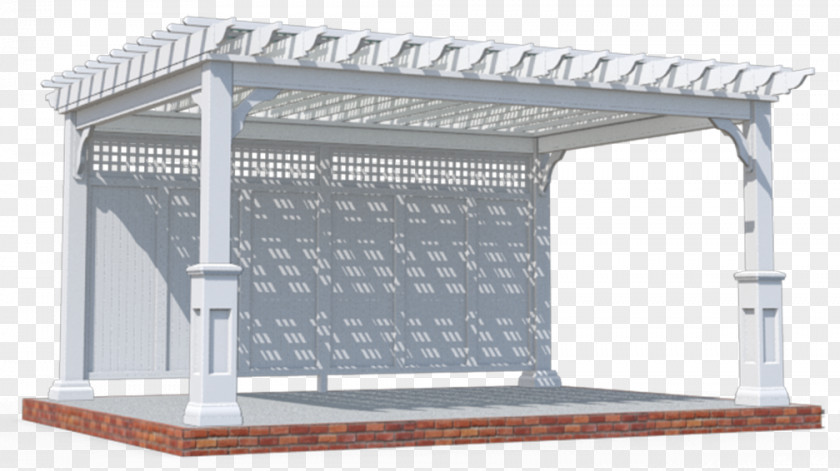 Rectangule Pergola Roof Latticework Wall Ridge Cabinet Co PNG