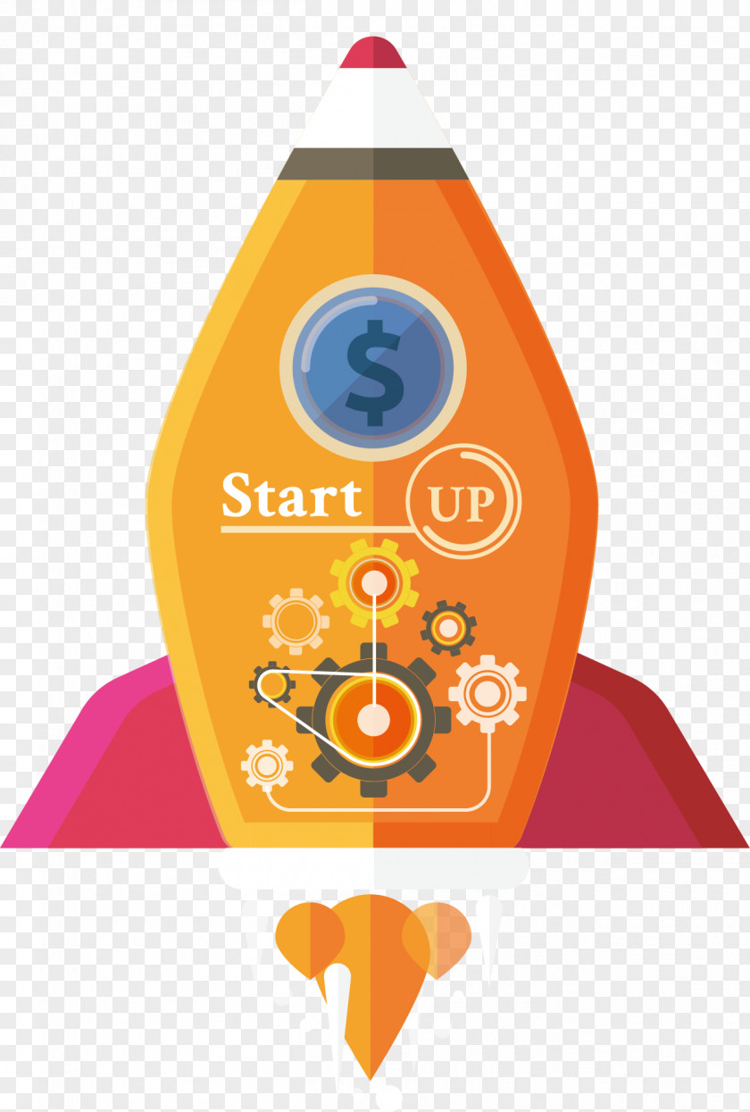 Vector Rocket Flat Digital Marketing Startup Company Business Search Engine Optimization Web Design PNG
