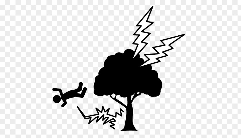 Big Tree Material Clip Art Lightning Strike Illustration Accident PNG