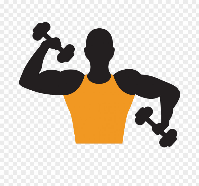 Man Lifting Dumbbells Bodybuilding Dumbbell PNG