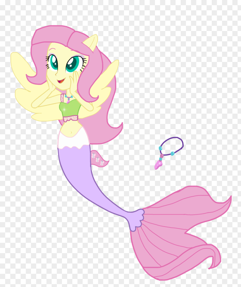 Mermaid Fluttershy Rainbow Dash Pony Equestria PNG