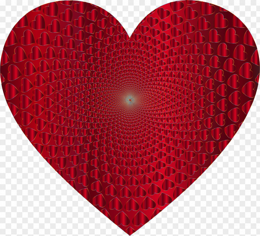 Red Vortex Heart M-095 Pattern Circle M RV & Camping Resort RED.M PNG