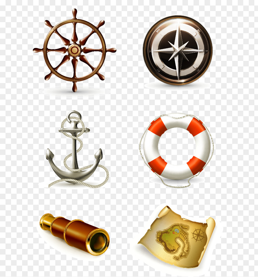 Vector Anchor Maritime Transport Icon PNG