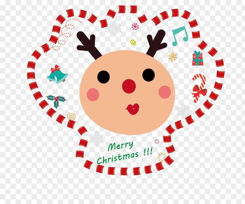 Vector Christmas Decoration Deer Crashes In Love Musician Game Luaka Bop PNG
