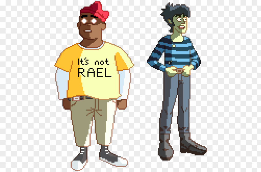 Gorillaz Murdoc Russel Hobbs 2-D Niccals Noodle PNG