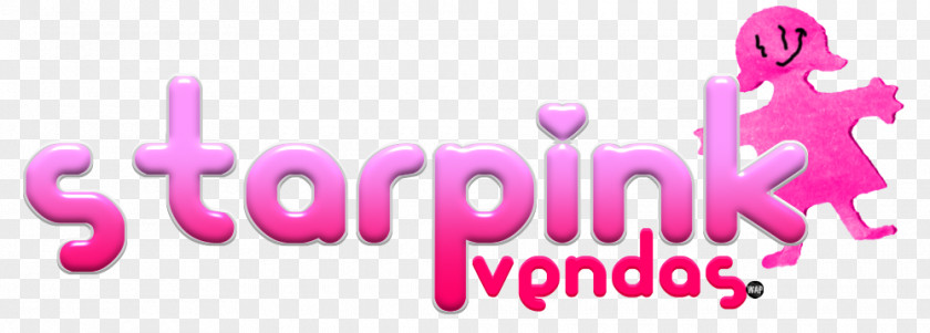 Pink Star Logo Brand M Font PNG