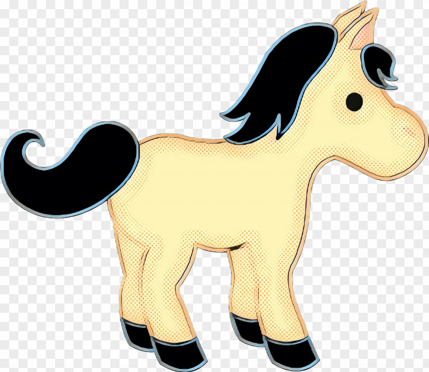 Mustang Donkey Pack Animal Character Cartoon PNG